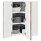 vidaXL Kitchen Wall Cabinet Smoked Oak 57 x 57 x 80 cm Engineered Wood