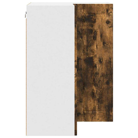 vidaXL Kitchen Wall Cabinet Smoked Oak 57 x 57 x 80 cm Engineered Wood