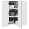 vidaXL Kitchen Wall Cabinet with Shelf Grey Sonoma 57 x 57 x 80 cm