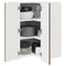 vidaXL Kitchen Wall Cabinet Brown Oak 57 x 57 x 80 cm Engineered Wood