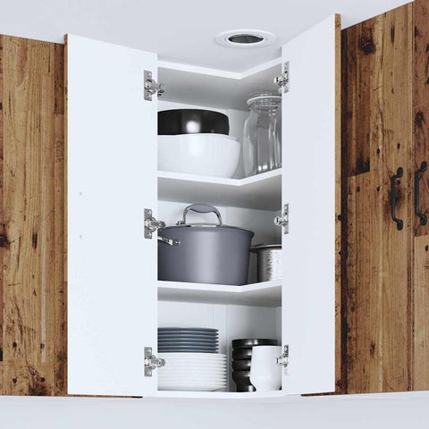 vidaXL Kitchen Wall Cabinet Old Wood 57 x 57 x 80 cm Engineered Wood