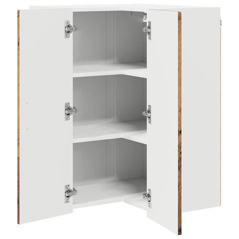 vidaXL Kitchen Wall Cabinet Old Wood 57 x 57 x 80 cm Engineered Wood