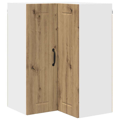 vidaXL Kitchen Wall Cabinet with Shelf Artisan Oak 57 x 57 x 80 cm