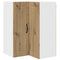 vidaXL Kitchen Wall Cabinet with Shelf Artisan Oak 57 x 57 x 80 cm