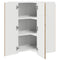 vidaXL Kitchen Wall Cabinet with Shelf Artisan Oak 57 x 57 x 80 cm