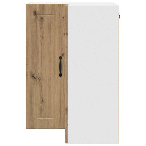 vidaXL Kitchen Wall Cabinet with Shelf Artisan Oak 57 x 57 x 80 cm