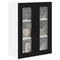 vidaXL Kitchen Wall Cabinet Black 60 x 31 x 80 cm Engineered Wood