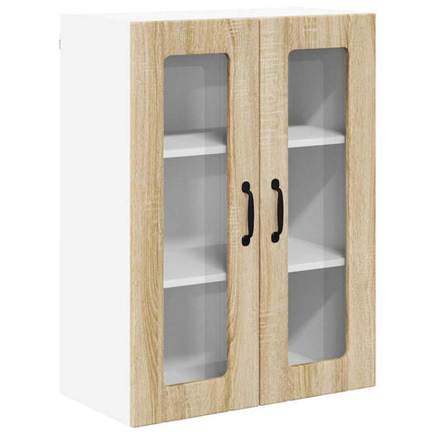 vidaXL Kitchen Wall Cabinet Sonoma Oak 60 x 31 x 80 cm Engineered Wood