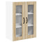 vidaXL Kitchen Wall Cabinet Sonoma Oak 60 x 31 x 80 cm Engineered Wood