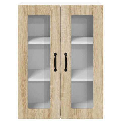 vidaXL Kitchen Wall Cabinet Sonoma Oak 60 x 31 x 80 cm Engineered Wood