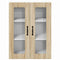 vidaXL Kitchen Wall Cabinet Sonoma Oak 60 x 31 x 80 cm Engineered Wood