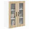vidaXL Kitchen Wall Cabinet Sonoma Oak 60 x 31 x 80 cm Engineered Wood