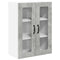 vidaXL Kitchen Wall Cabinet with Shelf Concrete Grey 60 x 31 x 80 cm