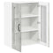 vidaXL Kitchen Wall Cabinet with Shelf Concrete Grey 60 x 31 x 80 cm