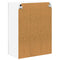 vidaXL Kitchen Wall Cabinet with Shelf Concrete Grey 60 x 31 x 80 cm