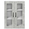 vidaXL Kitchen Wall Cabinet with Shelf Concrete Grey 60 x 31 x 80 cm