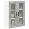 vidaXL Kitchen Wall Cabinet with Shelf Concrete Grey 60 x 31 x 80 cm