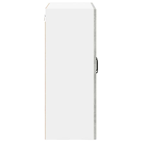 vidaXL Kitchen Wall Cabinet with Shelf Concrete Grey 60 x 31 x 80 cm