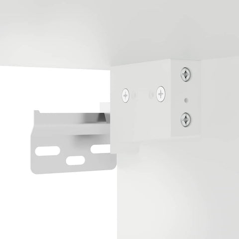 vidaXL Kitchen Wall Cabinet with Door High Gloss White 60 x 31 x 80 cm