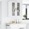 vidaXL Kitchen Wall Cabinet with Door High Gloss White 60 x 31 x 80 cm