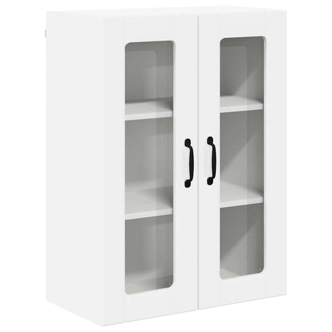 vidaXL Kitchen Wall Cabinet with Door High Gloss White 60 x 31 x 80 cm