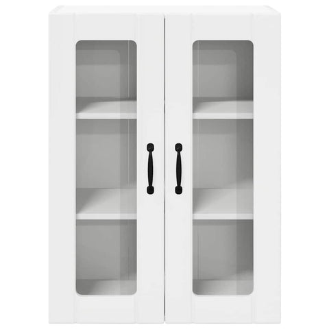 vidaXL Kitchen Wall Cabinet with Door High Gloss White 60 x 31 x 80 cm