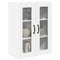 vidaXL Kitchen Wall Cabinet with Door High Gloss White 60 x 31 x 80 cm