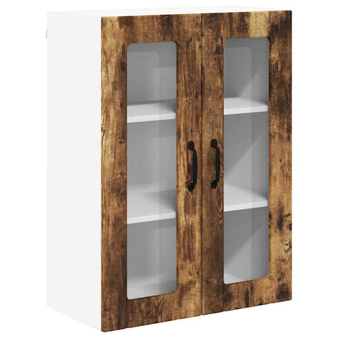 vidaXL Kitchen Wall Cabinet Smoked Oak 60 x 31 x 80 cm Engineered Wood