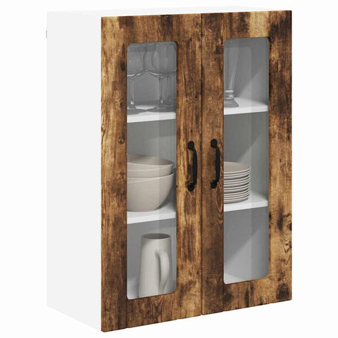 vidaXL Kitchen Wall Cabinet Smoked Oak 60 x 31 x 80 cm Engineered Wood