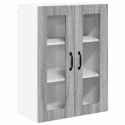 vidaXL Kitchen Wall Cabinet with Shelf Grey Sonoma 60 x 31 x 80 cm