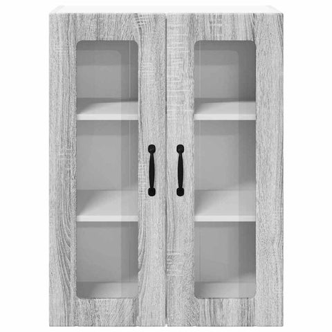 vidaXL Kitchen Wall Cabinet with Shelf Grey Sonoma 60 x 31 x 80 cm