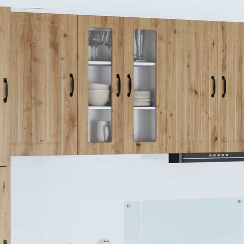 vidaXL Kitchen Wall Cabinet with Shelf Artisan Oak 60 x 31 x 80 cm