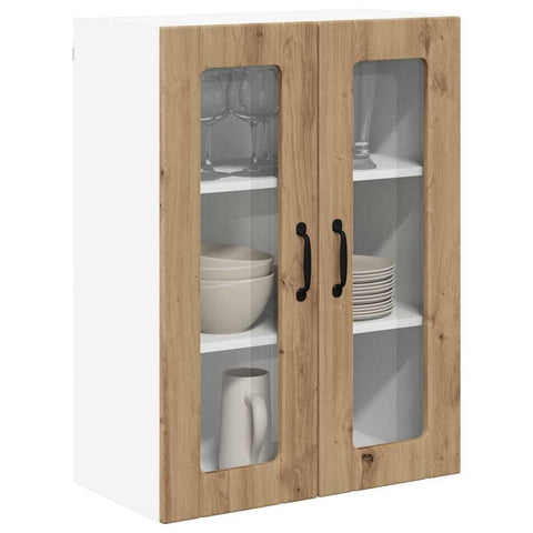 vidaXL Kitchen Wall Cabinet with Shelf Artisan Oak 60 x 31 x 80 cm