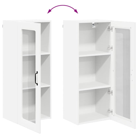 vidaXL Kitchen Wall Cabinet White 40 x 31 x 100 cm Engineered Wood