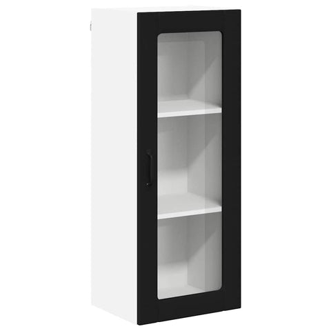vidaXL Kitchen Wall Cabinet Black 40 x 31 x 100 cm Engineered Wood