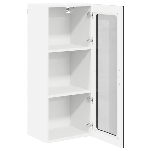 vidaXL Kitchen Wall Cabinet Black 40 x 31 x 100 cm Engineered Wood