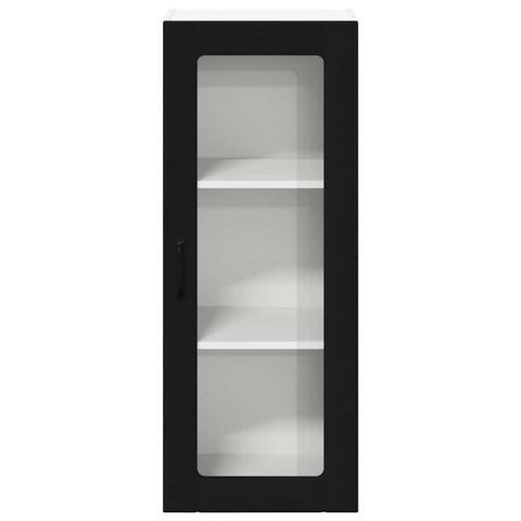 vidaXL Kitchen Wall Cabinet Black 40 x 31 x 100 cm Engineered Wood