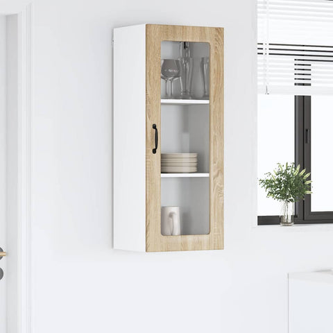 vidaXL Kitchen Wall Cabinet with Shelf Sonoma Oak 40 x 31 x 100 cm