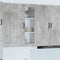 vidaXL Kitchen Wall Cabinet with Shelf Concrete Grey 40 x 31 x 100 cm
