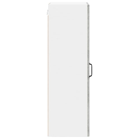 vidaXL Kitchen Wall Cabinet with Shelf Concrete Grey 40 x 31 x 100 cm