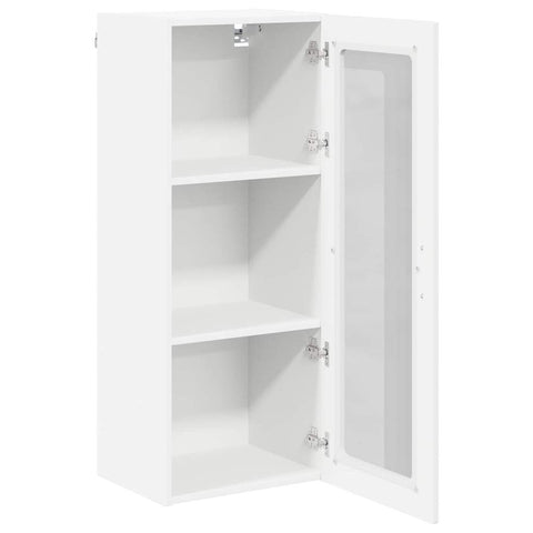 vidaXL Kitchen Wall Cabinet High Gloss White 40 x 31 x 100 cm