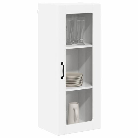 vidaXL Kitchen Wall Cabinet High Gloss White 40 x 31 x 100 cm