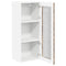 vidaXL Kitchen Wall Cabinet with Shelf Smoked Oak 40 x 31 x 100 cm