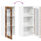 vidaXL Kitchen Wall Cabinet with Shelf Smoked Oak 40 x 31 x 100 cm