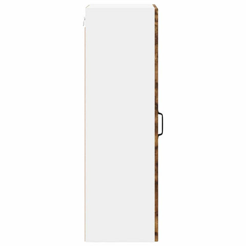 vidaXL Kitchen Wall Cabinet with Shelf Smoked Oak 40 x 31 x 100 cm
