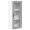 vidaXL Kitchen Wall Cabinet with Shelf Grey Sonoma 40 x 31 x 100 cm
