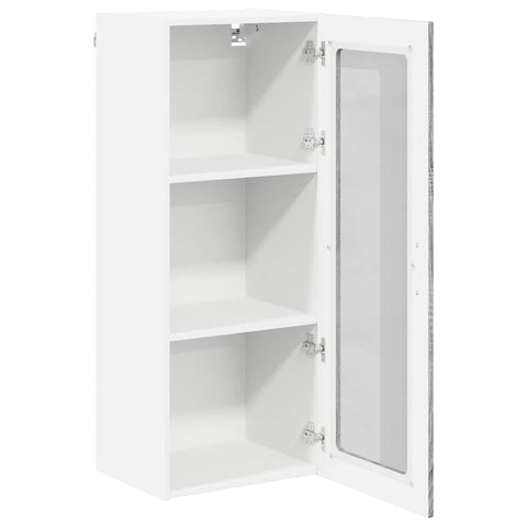vidaXL Kitchen Wall Cabinet with Shelf Grey Sonoma 40 x 31 x 100 cm