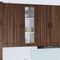 vidaXL Kitchen Wall Cabinet Brown Oak 40 x 31 x 100 cm Engineered Wood