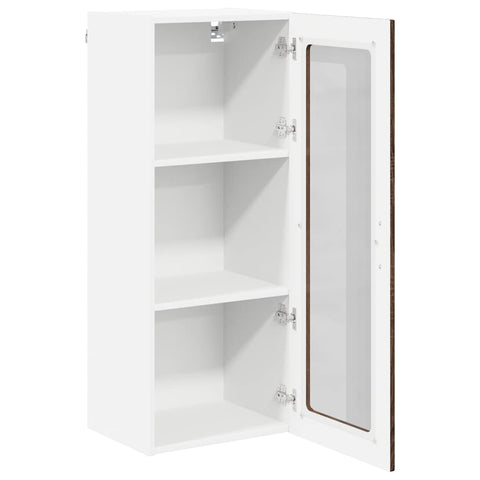 vidaXL Kitchen Wall Cabinet Brown Oak 40 x 31 x 100 cm Engineered Wood