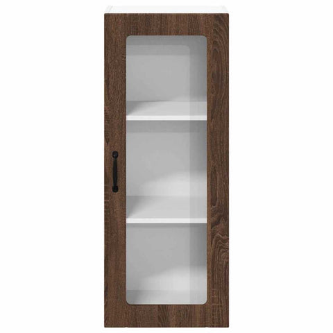 vidaXL Kitchen Wall Cabinet Brown Oak 40 x 31 x 100 cm Engineered Wood